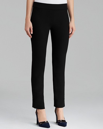 Pantalone Tory Burch Rosetta nero $250 nuovo con etichette taglia 0