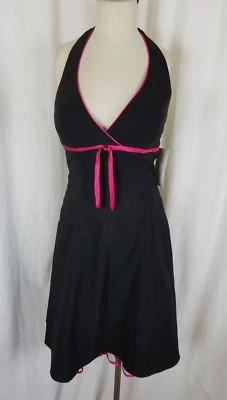 Vestido Steppin Out Halter Formal Baile de graduación Cóctel Pequeño Negro Para Mujer S Rockabilly Foto 1 de 4