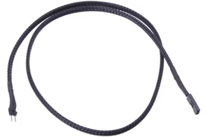 Phobya 2pin-Kabel Verlängerung Buchse/Stecker 60cm - Schwarz - Bild 1 von 1