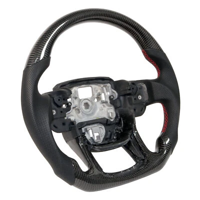 For Land Rover Range Rover Sport 2014-2020 Carbon Fiber Flat Steering Wheel  - Image 1 of 4