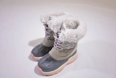 Botas Carter's Infantiles PIEL SINTÉTICA Talla 6 Rosa y Gris Foto 1 de 4