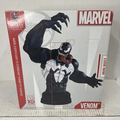 Mint Condition Marvel Gentle Giant Limited Edition Venom 7" Mini Bust #643/1400 - Image 1 of 4