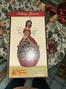 Vintage Cracker Barrel Holiday Garden Ceramic African American Choir Angel - Picture 1 of 1