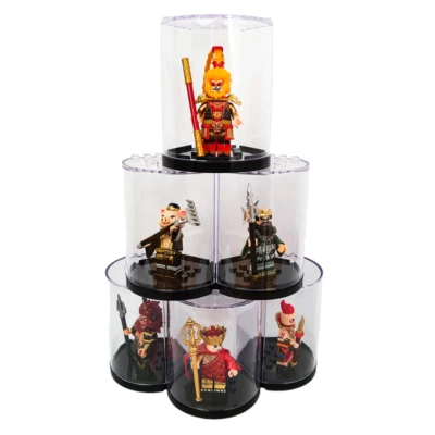 Single Mini Figure Display Box - 6pc - Figures not included - Image 1 of 4