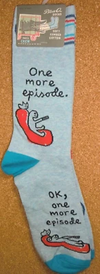 Calcetines de hombre Blue Q divertidos novedad, un episodio más - zapatos para hombre talla 7-12 Foto 1 de 3