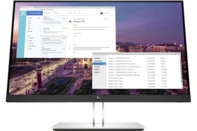 HP E23 G4 FHD 1920 x 180 60 Hz IPS 23" 16:9 Edge Lit Monitor HDMI VGA DP USB Hub - Image 1 of 4