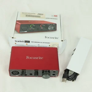 Focusrite Scarlett Solo 3. Gen USB Audio Interface Studio Podcast Gitarre Rot - Bild 1 von 4
