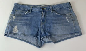 Pantaloncini corti donna ricchi e skinny 27 pantaloncini elasticizzati lavanda made in USA - Foto 1 di 14