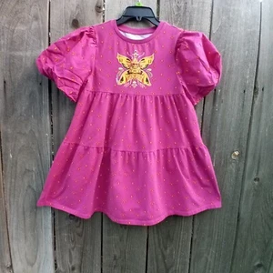 Disney Encanto Girls Pink Dress Puff Sleeves Size XL ( 14-16) Pullover - Picture 1 of 7
