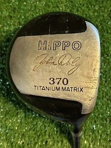 Mens RH Driver Hippo John Daly 370 Titanium Matrix Power Flex Graphite Has Dent - Picture 1 of 12
