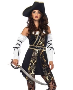 Nuevo Disfraz de Halloween de bucanero mar negro Leg Avenue 85563 - Imagen 1 de 4