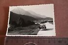 great old photo vintage eagle on street background mountains 