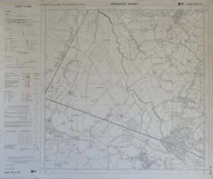 Original OS Map; Sheet SD 41 SW; 1973; Burscough, Lancashire - Picture 1 of 1