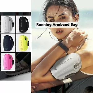 Universal Outdoor Sports Armband Case Phone Holder Gym Running Jogging Arm Band - Picture 1 of 17