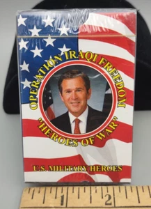 VINTAGE Operation Iraqi Freedom The Heroes War Playing Cards US Military Heroes - Picture 1 of 3