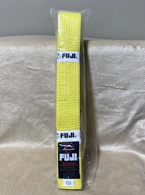 FUJI Kimono Traditional High Quality Yellow Belt  RN # 83977 Size C3 - Image 1 of 4