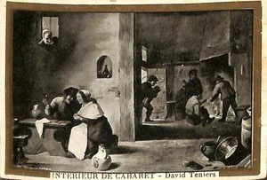CHROMO / CHOCOLAT MOREUIL CLICHY " SERIE PEINTURE " DAVID TENIERS - Picture 1 of 1