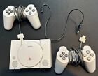 Sony Playstation Ps1 Classic Mini Scph-1000r 20 Games Console W/ 2 Controllers 