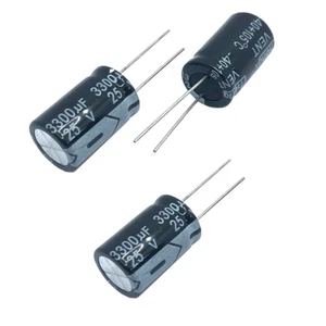 3x Condensador electrolitico 3300uF 25V 105º C 22x25 mm - Imagen 1 de 3