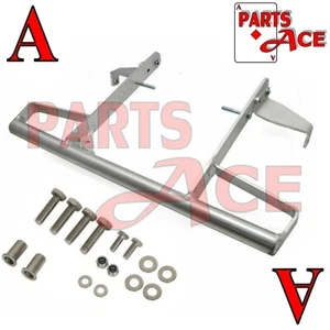 New Wide Rear Grab Bar Bumper Fits 2006-2018 Yamaha Raptor 700r Bare Aluminum - Picture 1 of 1