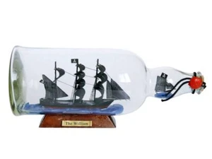 Calico Jack's The William Modelo Barco en Botella de Vidrio 11" - Imagen 1 de 1