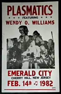 Plasmatics Wendy O Williams 1982 Original 1st Print NJ Boxing Style AOR Poster - Bild 1 von 8