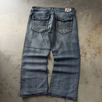 Jeans Vintage Y2K Buffalo David Bitton Tamanho 36x27 Bootcut Grunge Alt Mallcore - Imagem 1 de 4