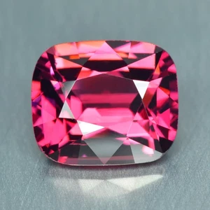 1.97Ct Cushion, Natural Vivid Pink Umbalite Garnet - Umba Mines Loose Gemstone - Picture 1 of 1