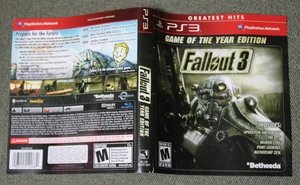 Fallout 3 Ersatz PS3 Cover. KEIN SPIEL!! - Bild 1 von 1