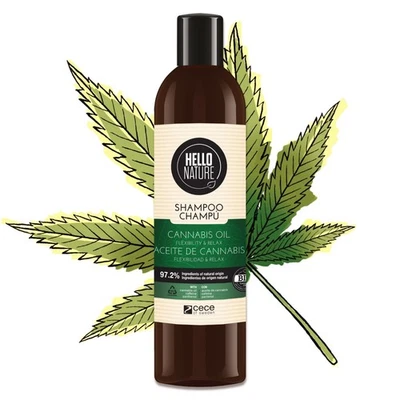 Shampoo hemp oil panthenol natural cosmetics hair care hair damage organic natural vegan - Image 1 of 4
