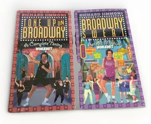 Richard Simmons Sweat & Tone Up on Broadway New Sealed VHS Exercise Tapes  - Bild 1 von 5