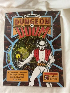Grimtooth's Dungeon of Doom Primera impresión 1992 Flying Buffalo Fantasy RPG - Imagen 1 de 5