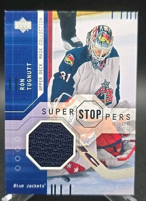 2001-02 UD Upper Deck Mask Collection Super Stoppers Ron Tugnutt Jersey #SS-RT - Imagem 1 de 4