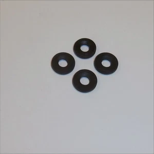 Husky Models Willys Jeep Tires Small 12mm Set of 4 Black Tyres Pack #84 - Picture 1 of 4