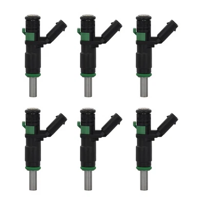 6x Injetores de Combustível Compatível com 2006-2013 Mercedes-Benz C280 CLK350 E350 C300 C350 E300 - Imagem 1 de 4