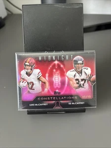 2024 Topps Midnight Constellations Luke & Ed McCaffrey Dual Card /99 - Picture 1 of 2