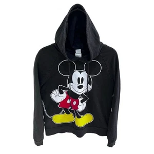 Disney Youth XL Mickey Mouse Black Lightweight Pullover Graphic Hoodie - Picture 1 of 4