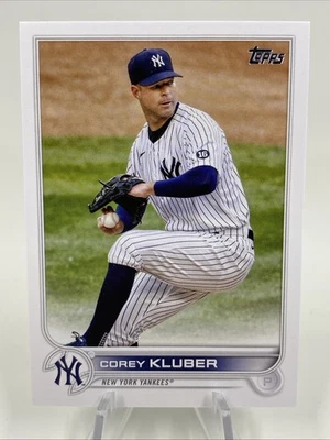 2022 Topps Series 1 Corey Kluber /300 🔥N.Y. Yankees PC - Image 1 of 2