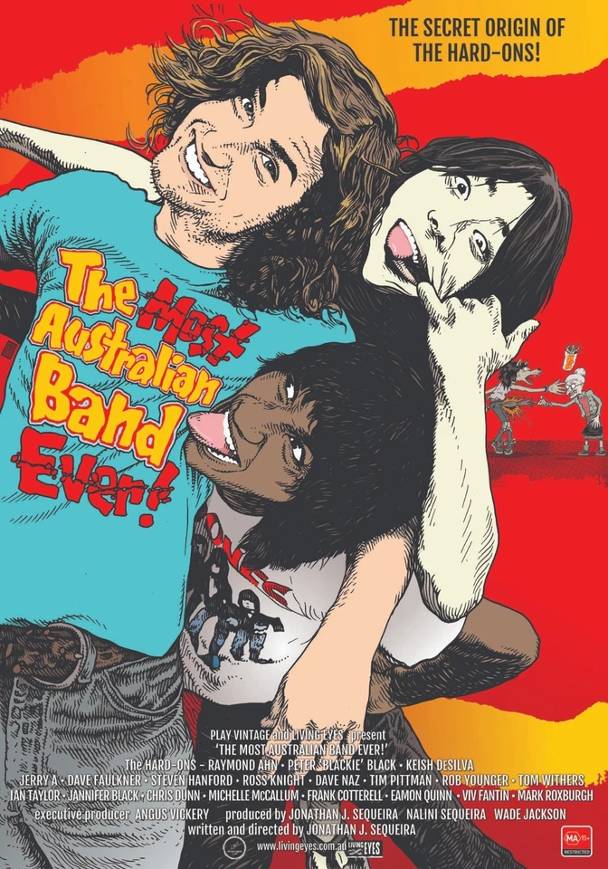 Hard-Ons Official Movie Poster: The Most Australian Band Ever! - image 1 of 1