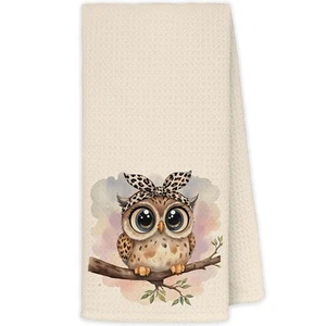Toallas de cocina de búho, búhos regalos toallas de mano para baño y amantes mujeres, búho B... - Imagen 1 de 7