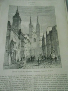Doc Gravure 1867 - Wurtzbourg ( Bavière ) - Imagen 1 de 1