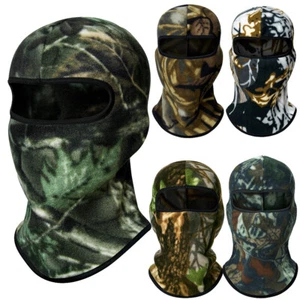 Cappello maschera viso completo sci balaclava cappello maschera pile cappello per equitazione moto ciclismo - Foto 1 di 34