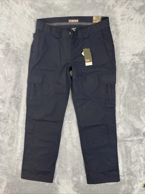 5.11 Tactical Taclite EMS Pants Women's 20 Long Dark Blue Relaxed Fit Cargo - Image 1 of 4