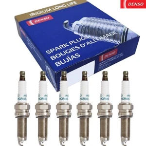 Genuine Set of 6 DENSO Iridium Long Life Spark Plugs SXU22HCR11S / 3461 - Picture 1 of 3