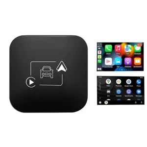 Wired-to-Wireless Carplay Adapter Multimedia Video Dongle Streaming Media Box BT - Picture 1 of 13