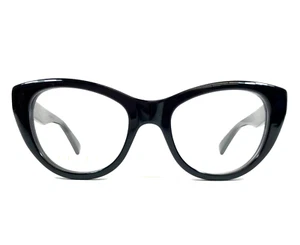 Gucci Eyeglasses Frames GG1170O 001 Polished Black Cat Eye Full Rim 48-19-145 - Picture 1 of 12