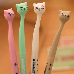 Gel Pen For School 0.5mm Plastic Ink Creative Cartoon Cat Office Gift Kids Cute