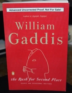 EILE ZUM ZWEITEN PLATZ: Essays und gelegentliche Schriften von William Gaddis BEWEIS - Bild 1 von 3