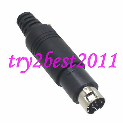 Male 9-Pin Mini DIN Plug for Promedia GMX System - Image 1 of 4