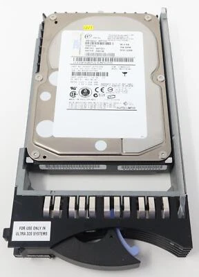 90P1321 90P1318 IBM 36GB U320 15K 80-pin SCSI Hard Drive - Image 1 of 2